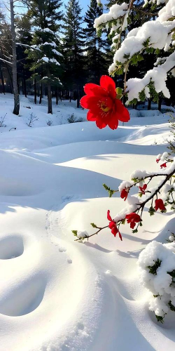 冬天雪里有哪些花 冬天雪里有哪些花