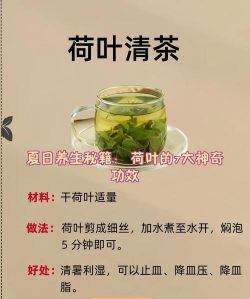 荷叶茶的功效与作用 荷叶茶的功效与作用