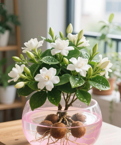 插栀子花水里放什么 插栀子花水里放什么