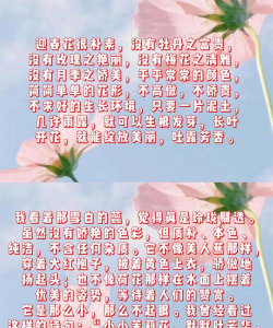 描写花的有哪些花的句子 描写花的有哪些花的句子