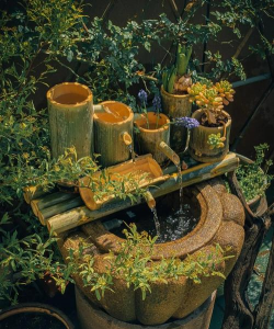 石槽养花,打造古朴庭院,提升生活美感 石槽养花,打造古朴庭院,提升生活美感