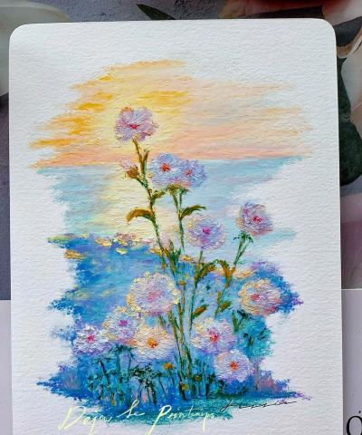 油画棒花卉,简单易上手,新手也能画 油画棒花卉,简单易上手,新手也能画