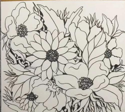 版画花卉,创作入门,技法分享 版画花卉,创作入门,技法分享