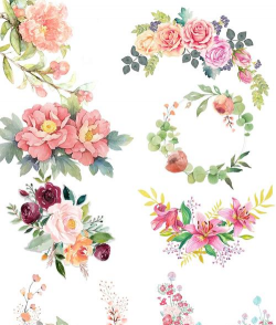 简单花卉图案,轻松上手绘制,美化生活空间 简单花卉图案,轻松上手绘制,美化生活空间