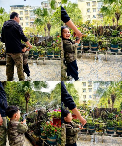 养花的爸爸,家庭园艺乐趣,亲子互动时光 养花的爸爸,家庭园艺乐趣,亲子互动时光