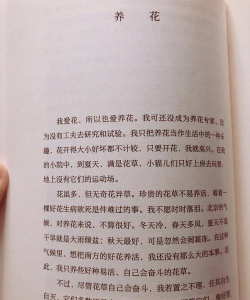 老舍的作品养花,情感细腻,生活气息浓厚 老舍的作品养花,情感细腻,生活气息浓厚