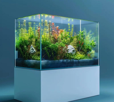 鱼缸养花图片,打造水下花园,分享创意灵感 鱼缸养花图片,打造水下花园,分享创意灵感