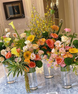 花卉摆放效果图,提升家居美感,营造舒适氛围 花卉摆放效果图,提升家居美感,营造舒适氛围