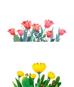 卡通花卉图片,轻松下载,美化设计 卡通花卉图片,轻松下载,美化设计