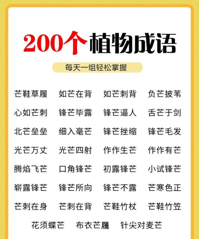 成语养花小,轻松入门,享受园艺乐趣 成语养花小,轻松入门,享受园艺乐趣