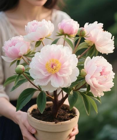 芍药花盆栽用什么样的盆合适 芍药花盆栽用什么样的盆合适