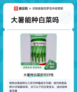 大暑节气适合种什么作物 大暑节气适合种什么作物